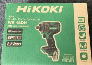 HIKOKI WR18DH 18Vコードレスインパクトレンチ(本体のみ)未使用